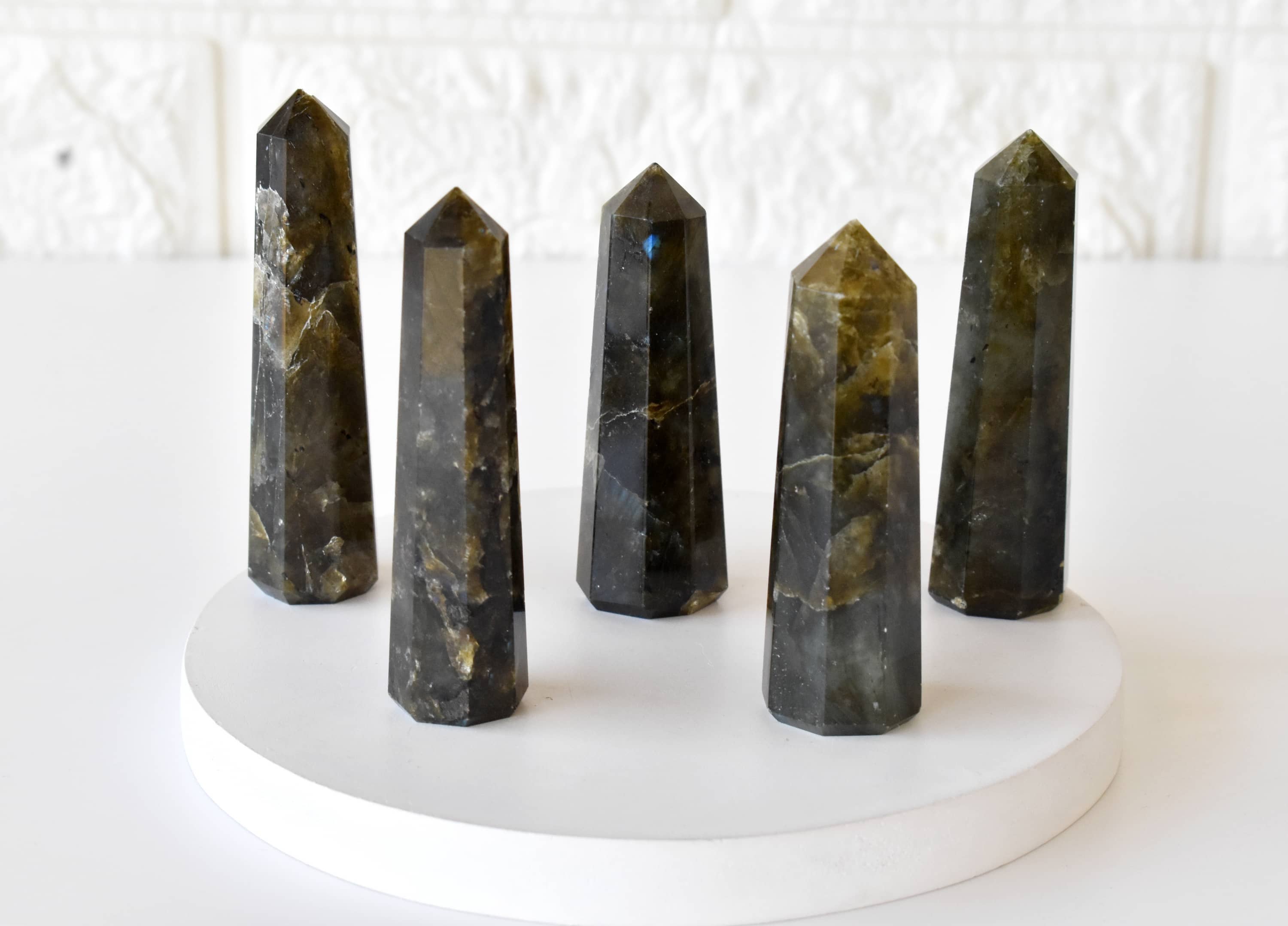 Soothing Crystals - Wholesale Spiritual Stone/Crystal - Healing Obelisk | Labradorite | Crystal Tower |Crystal Point5