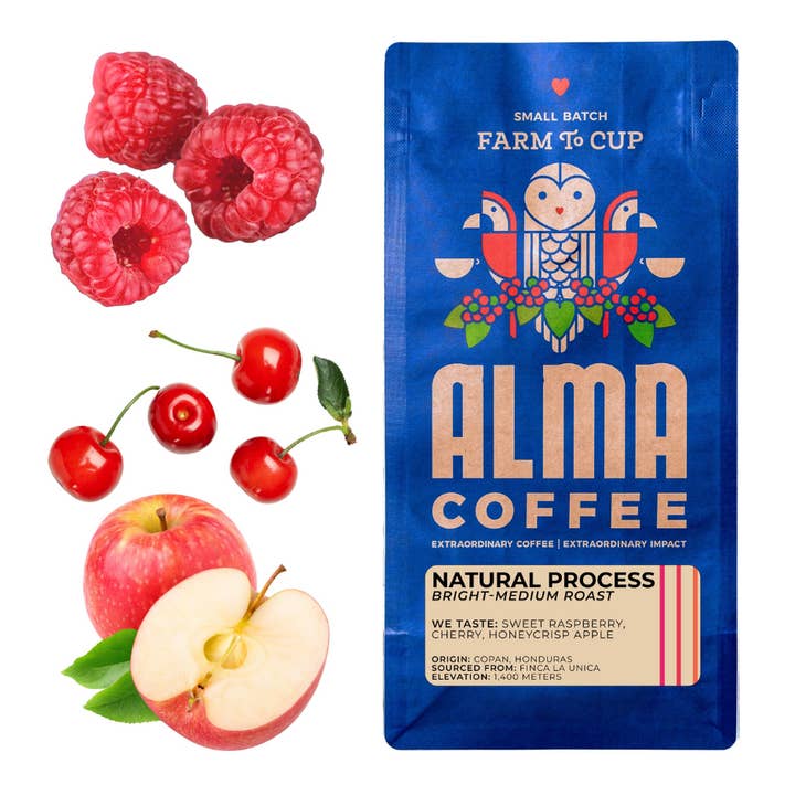 Natural (Dry) Process | Light Roast for wholesale by Alma Coffee