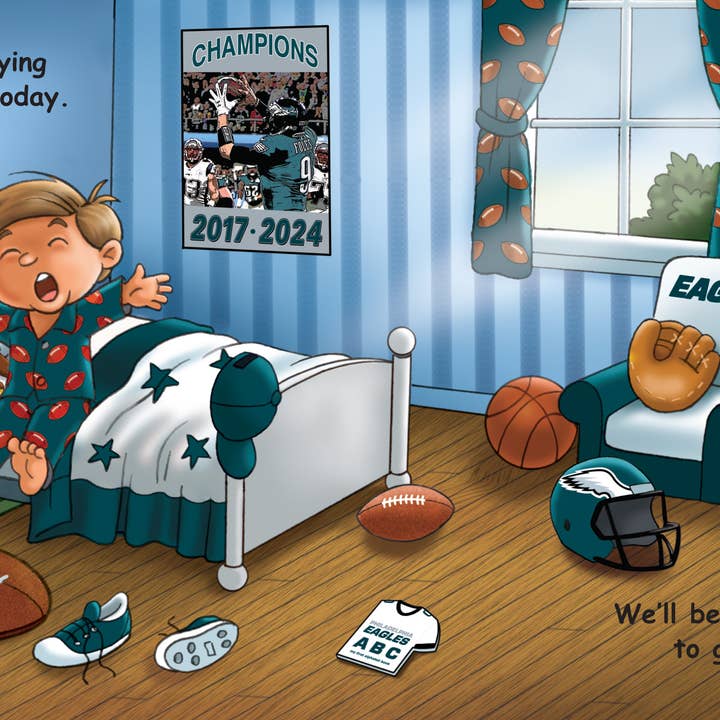 Michaelson Entertainment-Childrens Sports Board Books & Toys - Wholesale Preschool Book (3-5) - Good Night, Eagles1