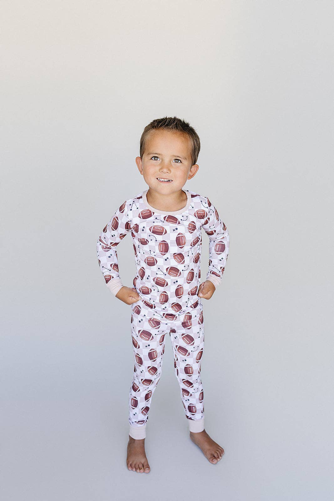 Lucky Panda Kids - Wholesale Lounge Set - Kids - Bamboo Two Piece Kids Clothing Set | Game Day5