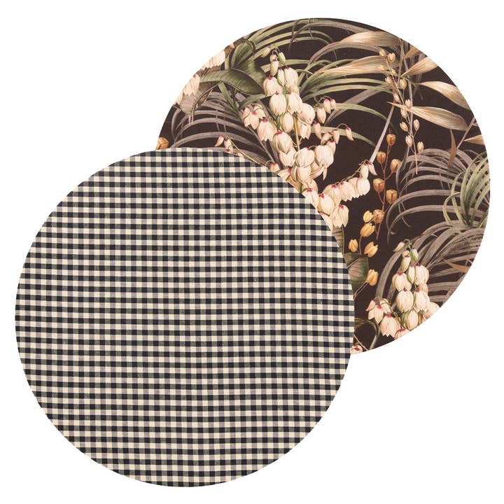 2 manteles individuales de algodón para venta al por mayor de Maria Vittoria Atelier