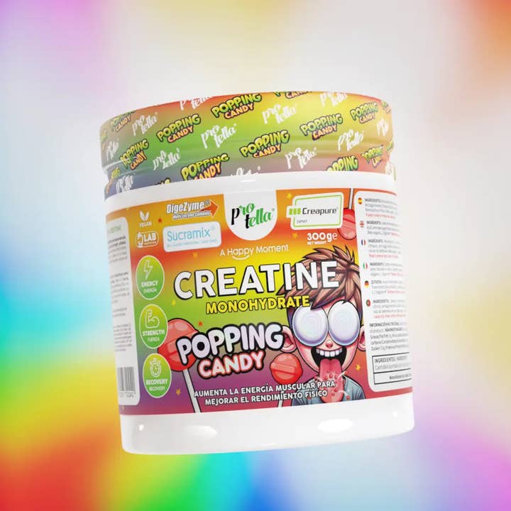 Protella – wholesale Protein/superfood powder – Creatina Creapure® Popping Candy 300g