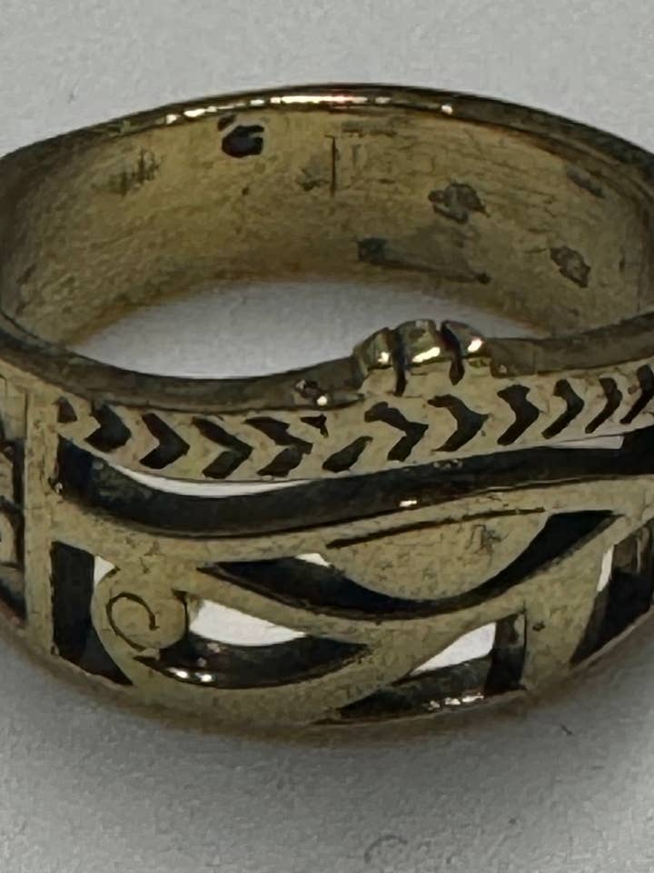 Eye of Horus Band Ring for wholesale by The Curator