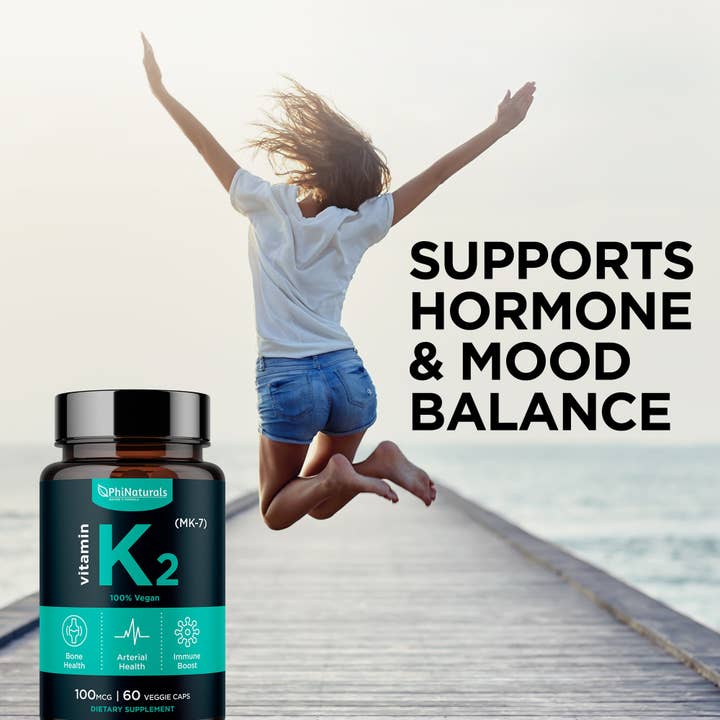 Excel Nutritionals LLC DBA Phi Naturals - Wholesale Oral Supplement/Vitamin - Vitamin K2 MK-7 100mcg Supplement3