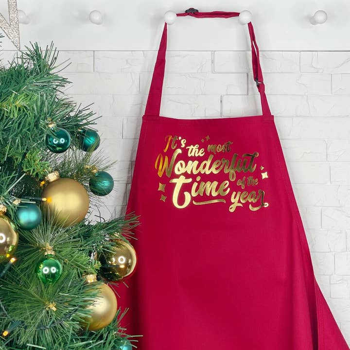 Tablier de Noël « C'est la meilleure période de l'année » pour la vente par Lovetree Design