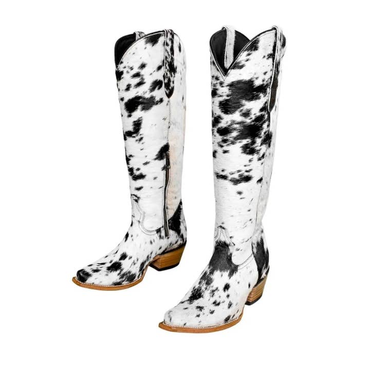 The Lorraine Knee-High Cowhide Boots – WESA - Wholesale Preorder for wholesale by Stiefeld