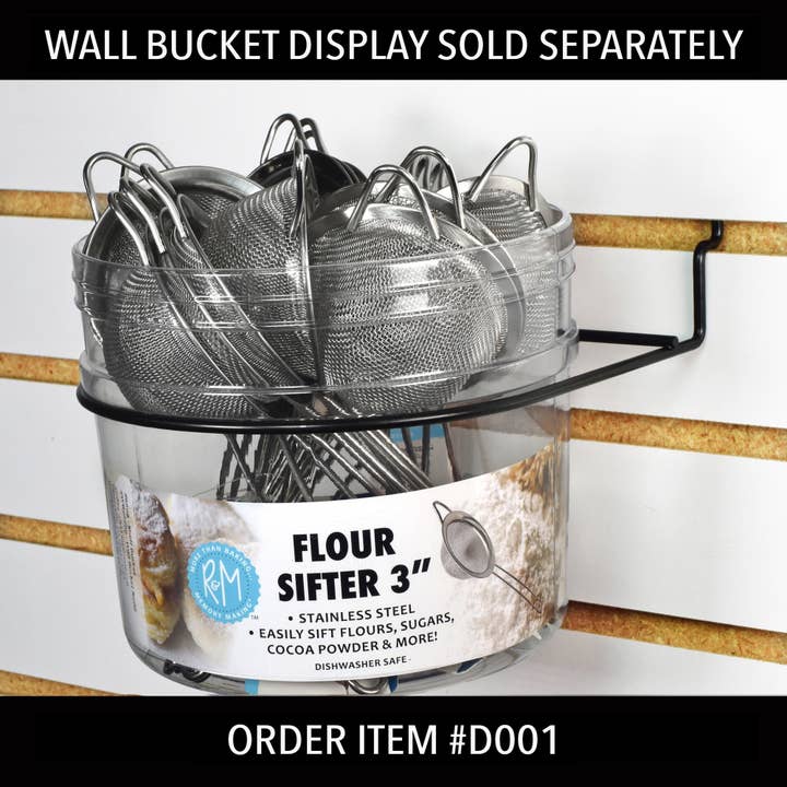 R&M International - Wholesale Sifter - Wall Bucket Refill Flour Sifter 3" /16