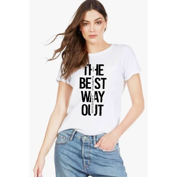 THE BEST WAY WAY OUT GRAPHIC TEE for wholesale by nobarand
