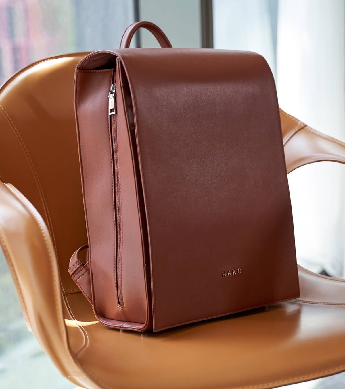 Wholesale Hako One Randoseru Backpack in Brown for your store - Faire