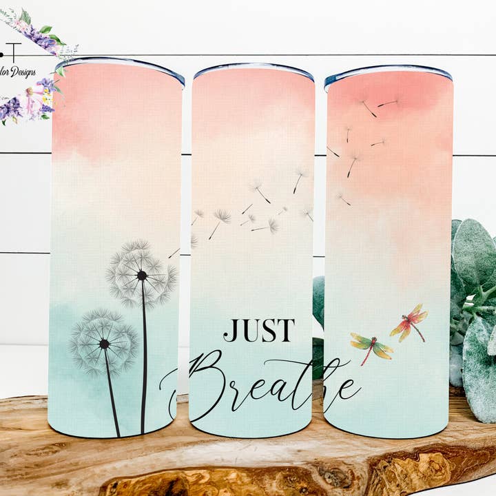 Just Breathe, Dandelion & Dragonflies for wholesale by Brooke Taylor Designs