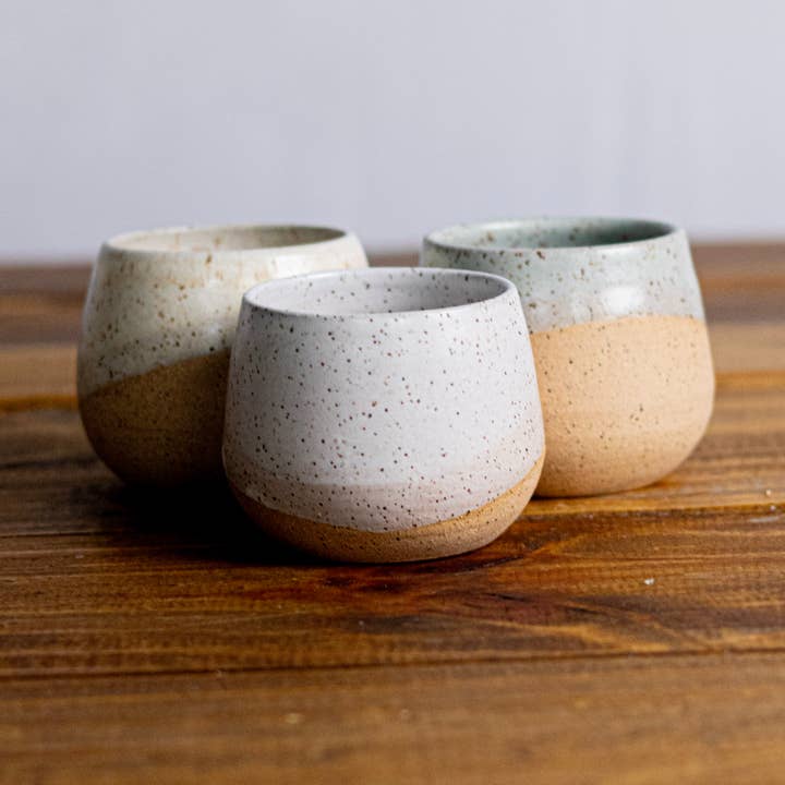 Hands On Ceramics - Vente Tasse à café/thé - Tasse à espresso – Petite tasse à café en céramique - 4 onces0