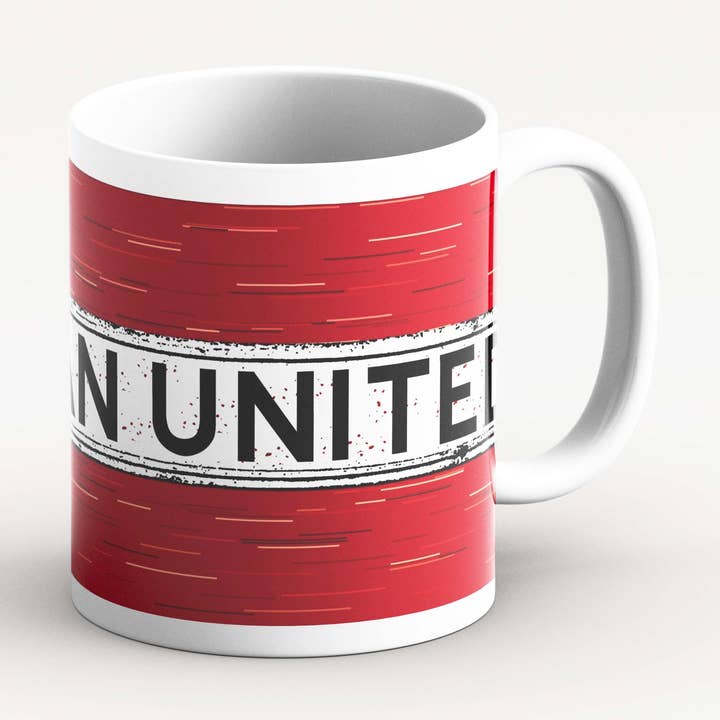 Beker met patroon van Manchester United voor wholesale door tinned snail