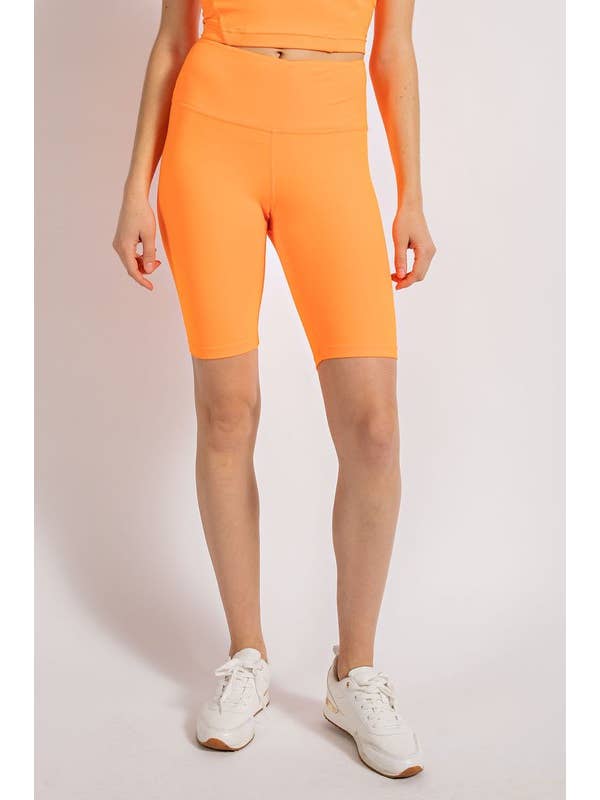 Sunday Morning - Wholesale Athletic Shorts - Women's - PP2061K37 HIGH WAIST BUTTER YOGA BIKER SHORTS11