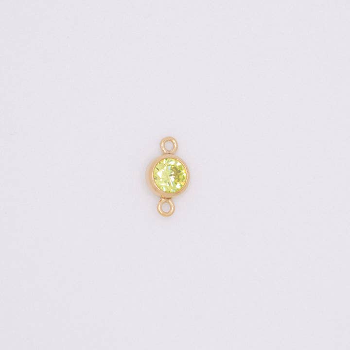 TPAIGE Jewelry - Wholesale Individual Charm/Pendant - Gold Filled Birthstone Connector6
