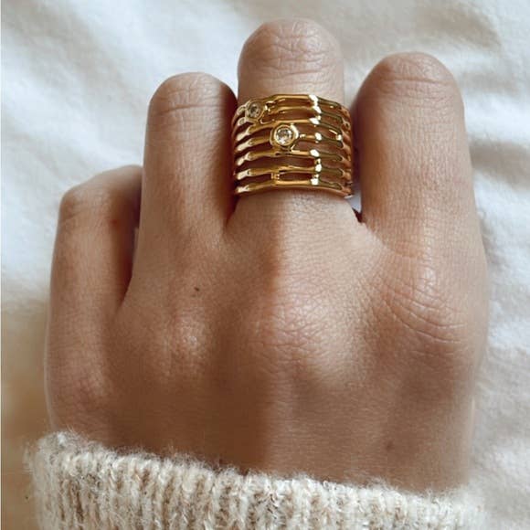 Tramps+Thieves - Wholesale Multi-Stone Ring - Sagano Ring3