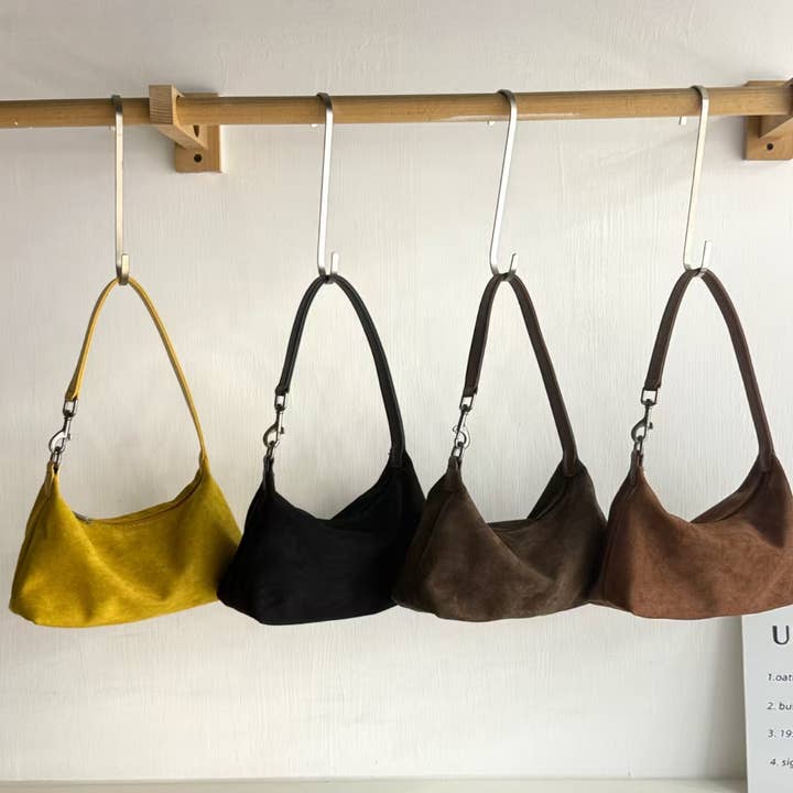 P25089 Suede-Like Microfiber Leather Shoulder/Crossbody Bag for wholesale by Pretty Persuasions