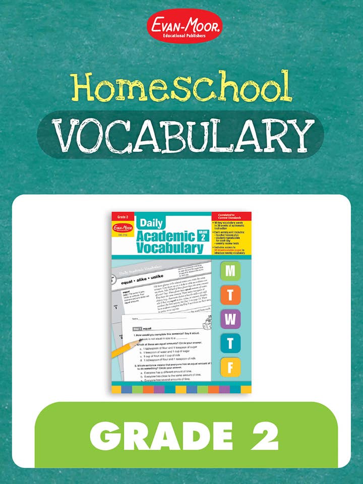 Homeschool Vocabulary Bundle, Grade 2 for wholesale by Carson Dellosa Education