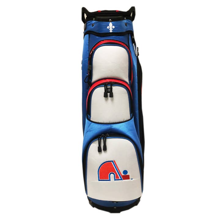 NHL Golf Cart Bag Quebec Nordiques for wholesale by CaddyPro Golf Products Ltd.