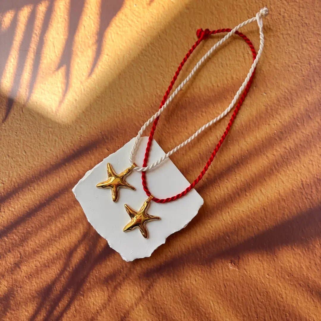 OE! - Wholesale Pendant/Charm Necklace - Coasté – Collana in corda con pendente a stella marina2