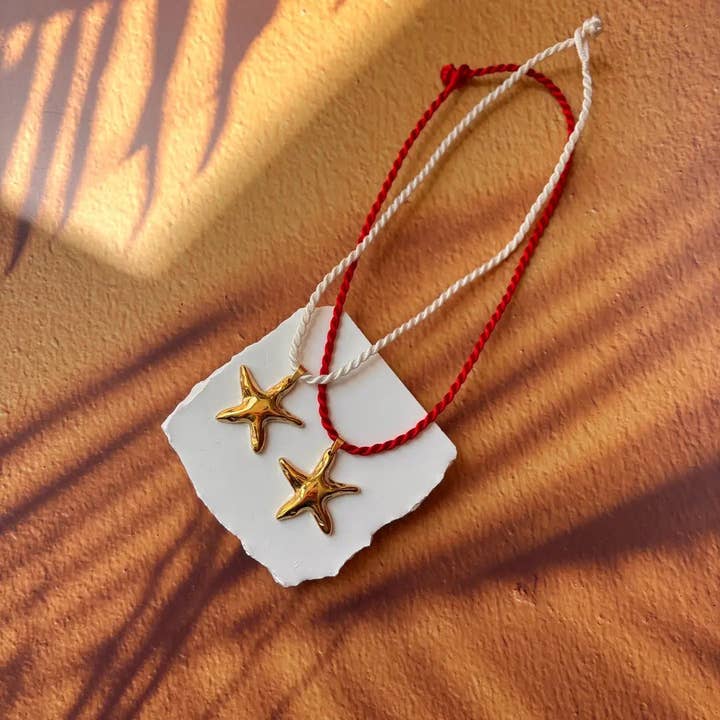 OE! - Wholesale Pendant/Charm Necklace - Coasté – Collana in corda con pendente a stella marina2