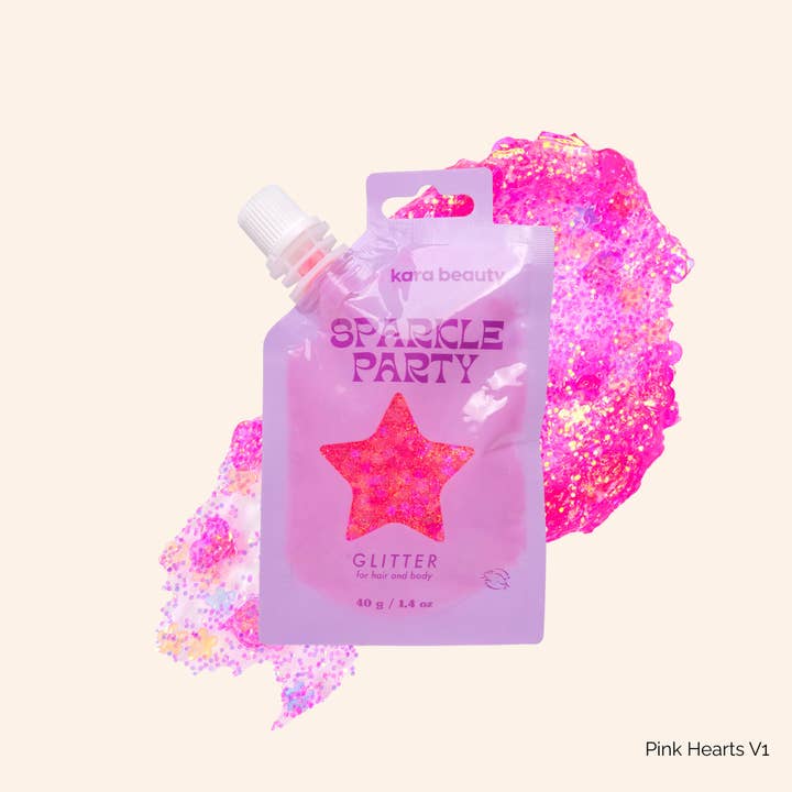 Kara Beauty - Wholesale Body Glitter/Shimmer - SPARKLE PARTY HAIR AND BODY GEL - SINGLE PACKS
