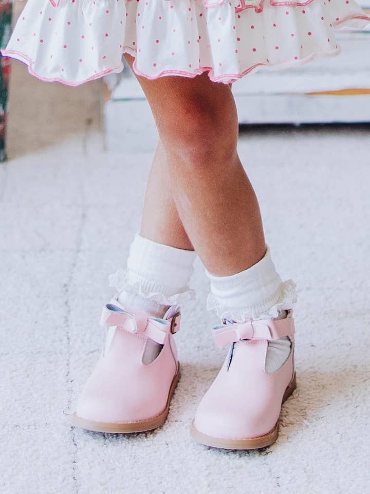 Bota de tornozelo com alça de fivela - Rosa por atacado de Sweethoney Clothing