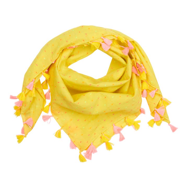 Adora scarf - Citron Yellow for wholesale by LE BIG