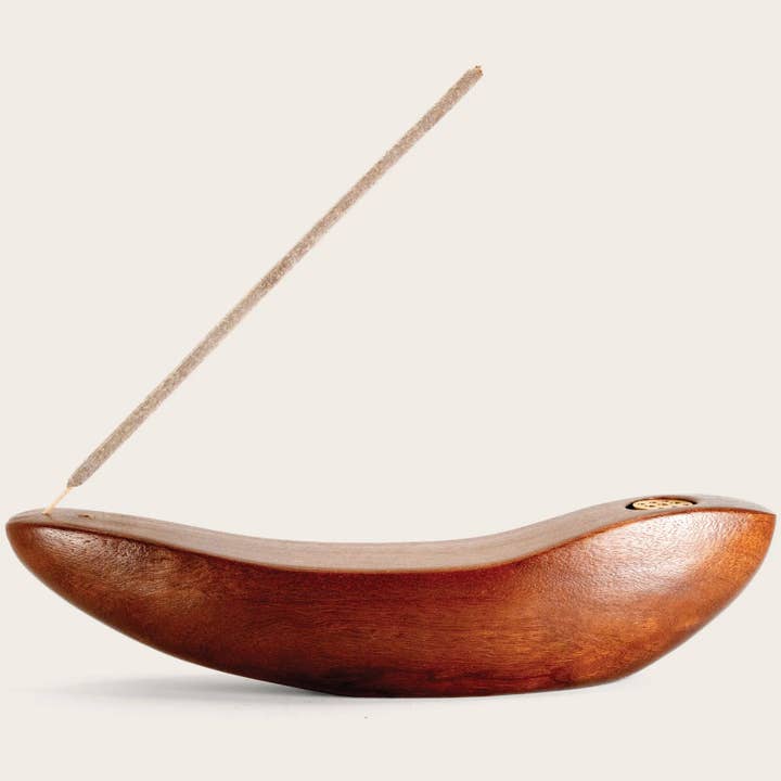 Signatur-Räucherstäbchenhalter aus Massivholz für den Großhandel von Veegreen