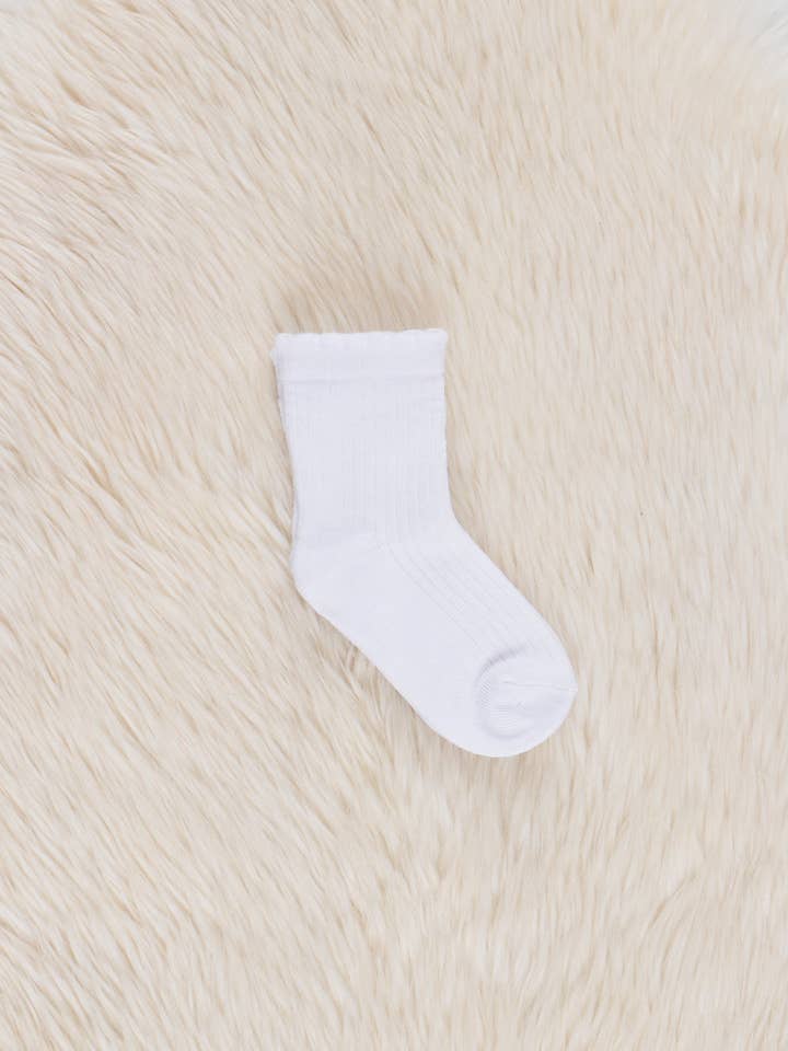 Marie Nicole Clothing - Wholesale Socks - Kids - Scallop Hem Crew Socks