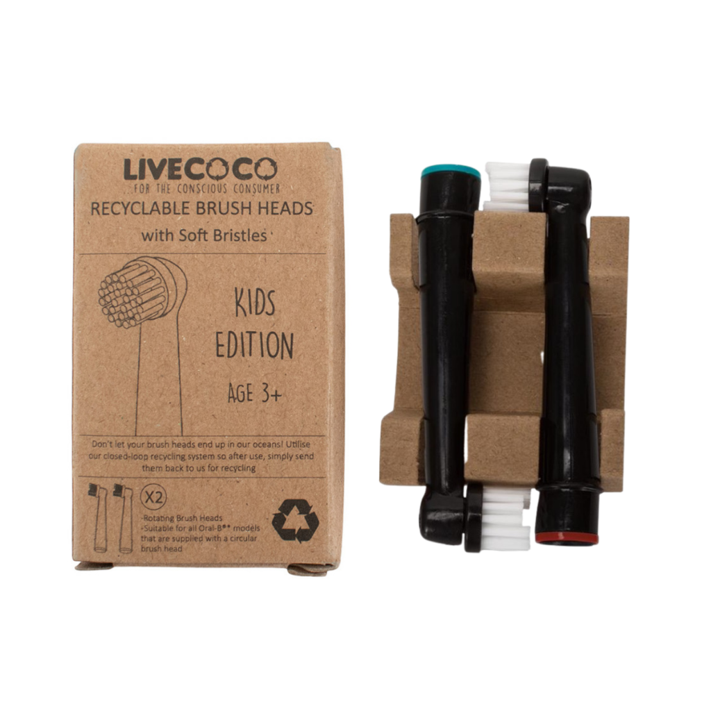 LiveCoco - Wholesale Toothbrush - Recyclable Brush Heads (Junior) - Oral-B* Compatible1