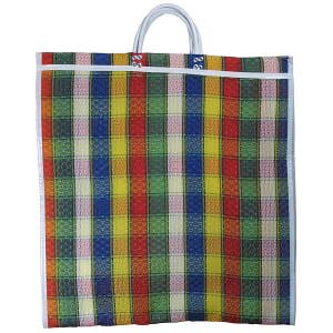 3 pack Eco-friendly reusable grocery bags Mercado mesh bags in Assorted  colors
