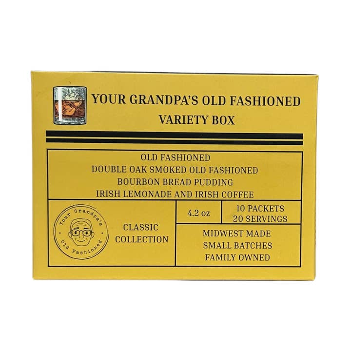 Variety Cocktail Box - 5 flavors for wholesale by Your Grandpa's Old Fashioned