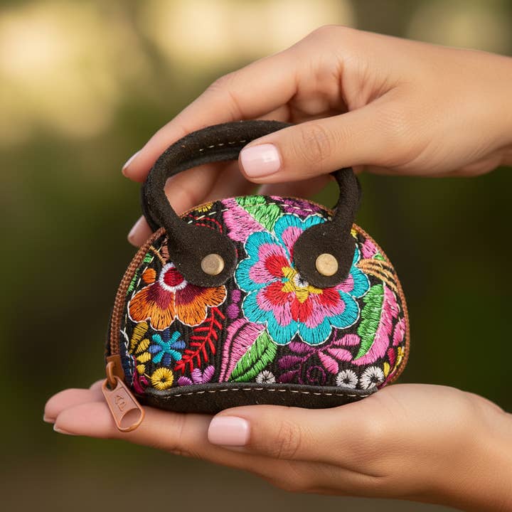 Monedero de cuero/ante - Estuche de cuatro para venta al por mayor de Terra Natural Designs