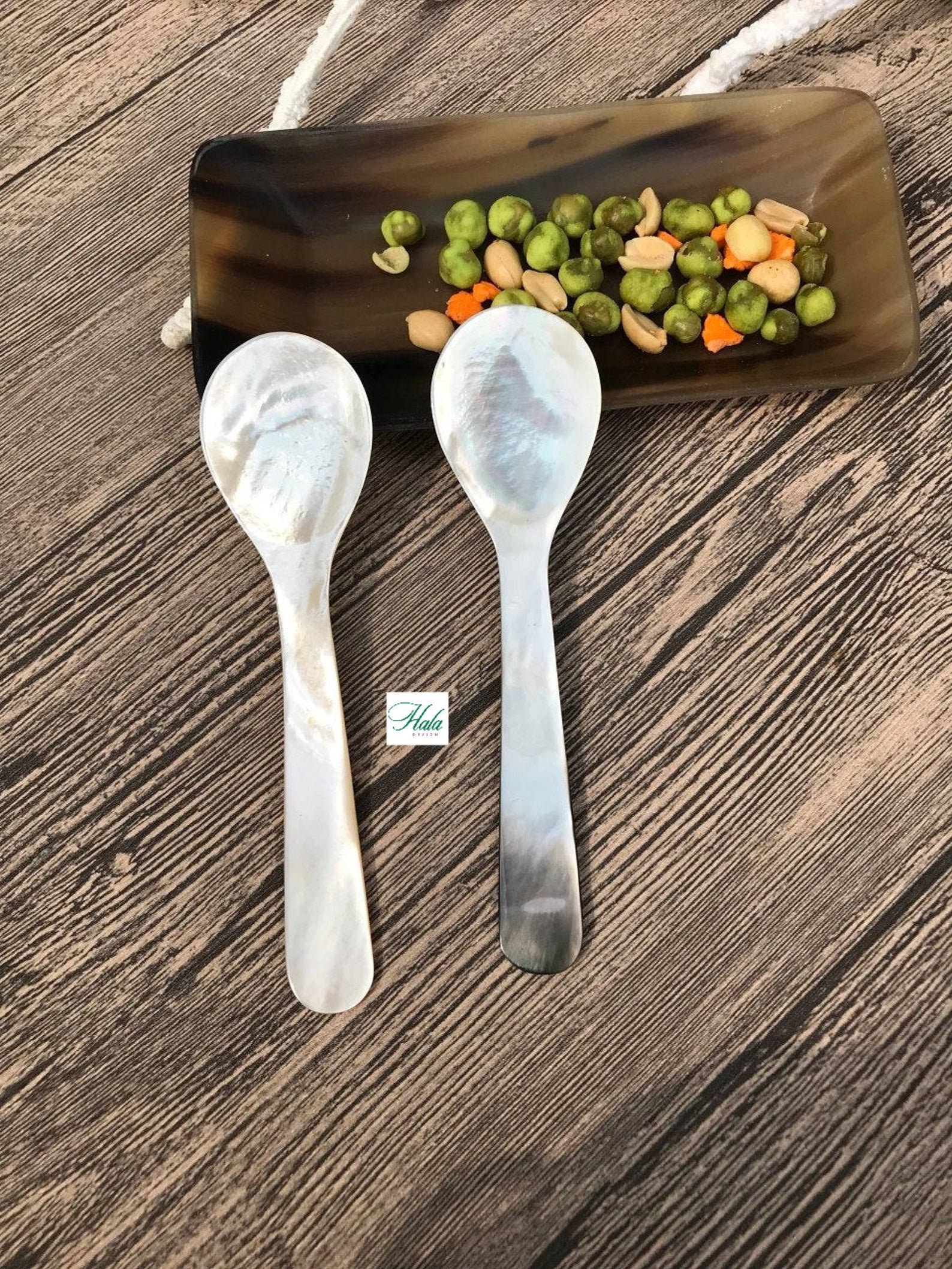 Hala Design - Wholesale Table Spoon (Cutlery) - Custom Oyster Caviar Spoon, Golden Oyster Caviar Spoon5