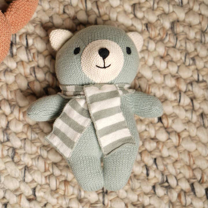 Gosedjur | Handgjord bomullsstickad mjuk björndjursleksak för wholesale av Bambini