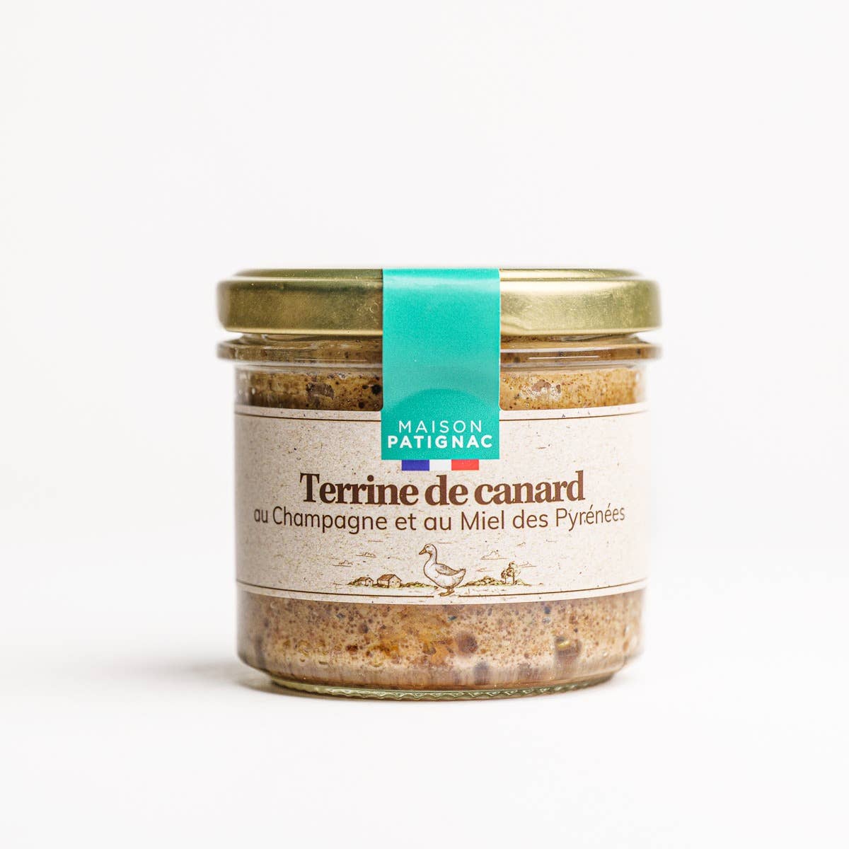 MAISON PATIGNAC - Wholesale Preserves - DUCK TERRINE WITH CHAMPAGNE AND HONEY
