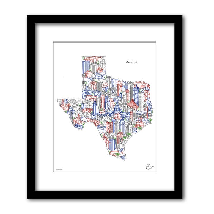 Texas Wall Decor for wholesale by Townsville Art