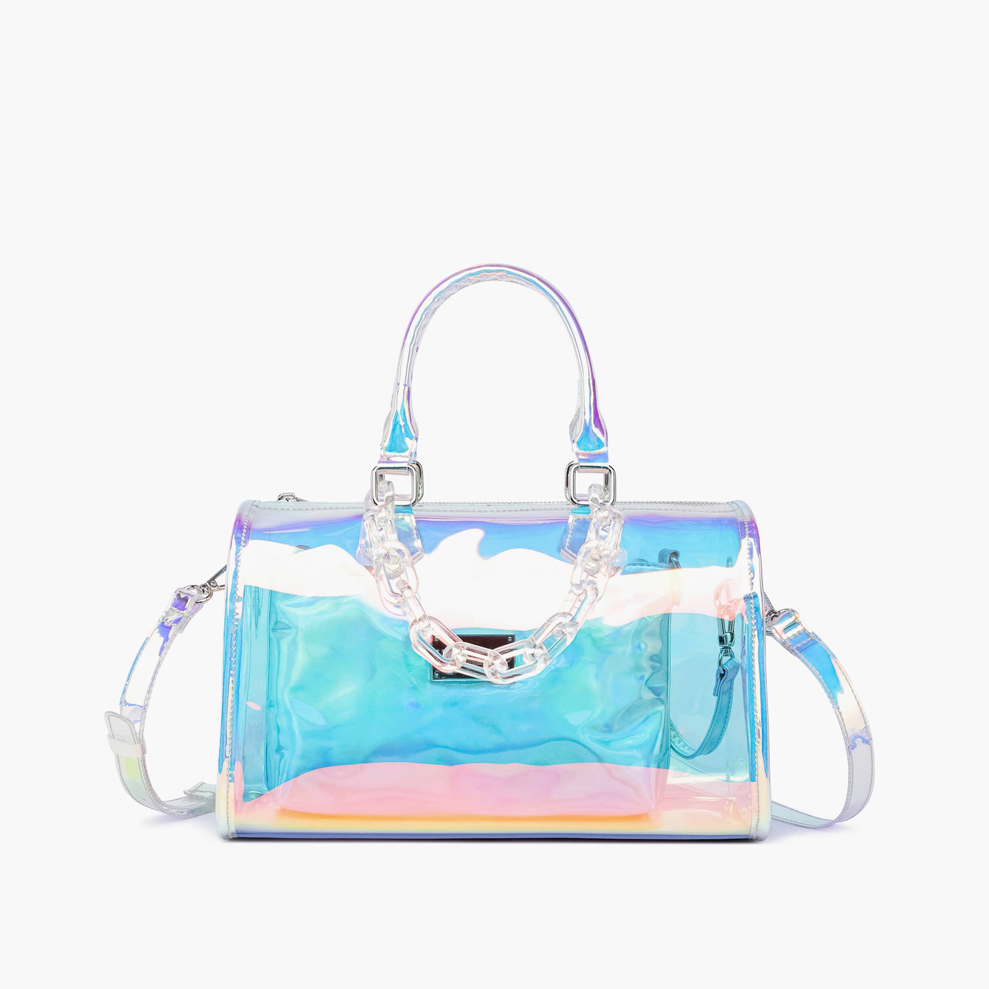 Like Dreams - Wholesale Satchel - Women's - Trendy Iced Out Hologram Satchel Glitter Handbag for everday13
