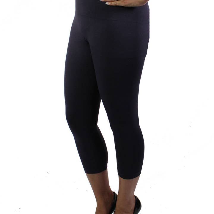 2441 - Magic Tummy Control SmoothWear Capris for wholesale by The Magic Scarf Company