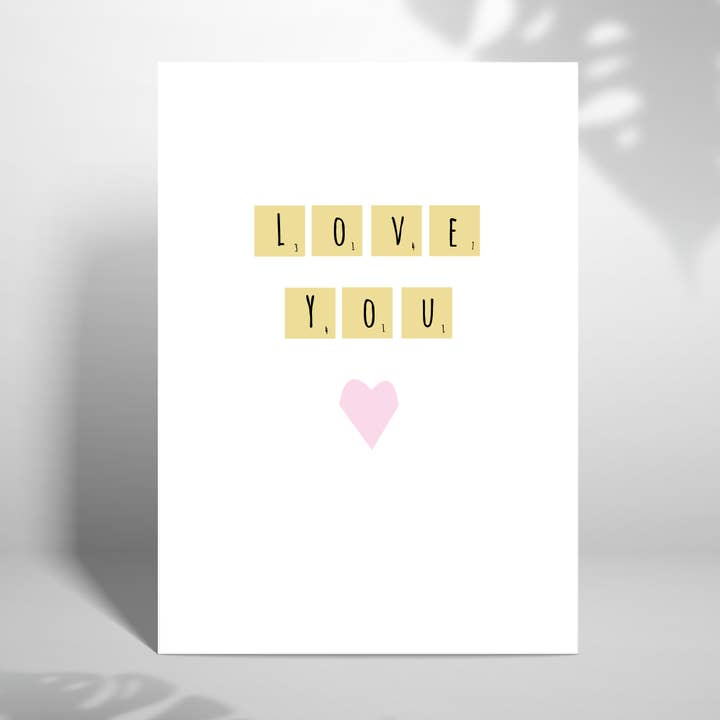 Laura Lonsdale - Wholesale Valentine's Day Card - Love You 5x7 Valentine's Day Card0