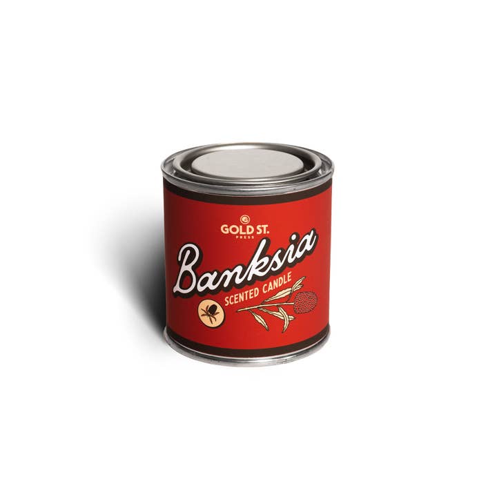 Banksia Candle for wholesale by Gold St. Press