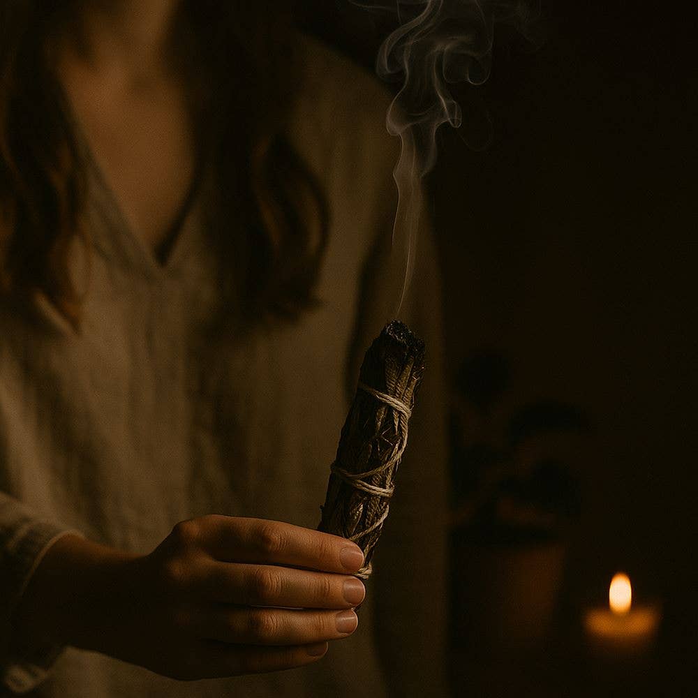 VIE – Großhandel Räucherbündel – Schlanker Räucherstab, Blaue Salbei 4"4