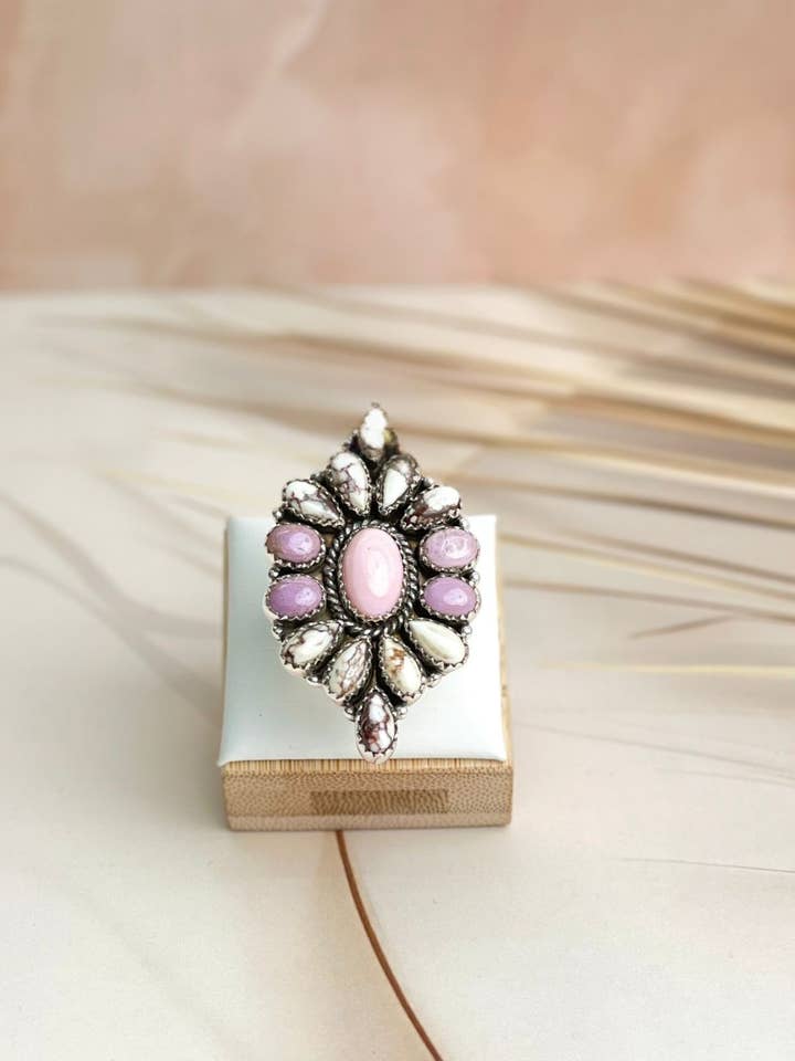 Blushing Petals One of a Kind Rings for wholesale by Krush Kandy