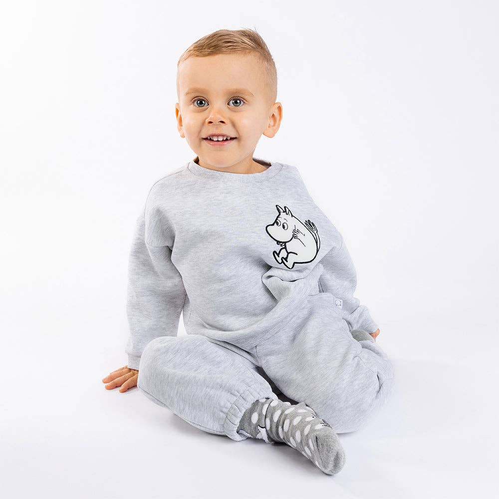 Nordicbuddies - Wholesale Top & Pant Set - Baby - Moomintroll Kids College Set3