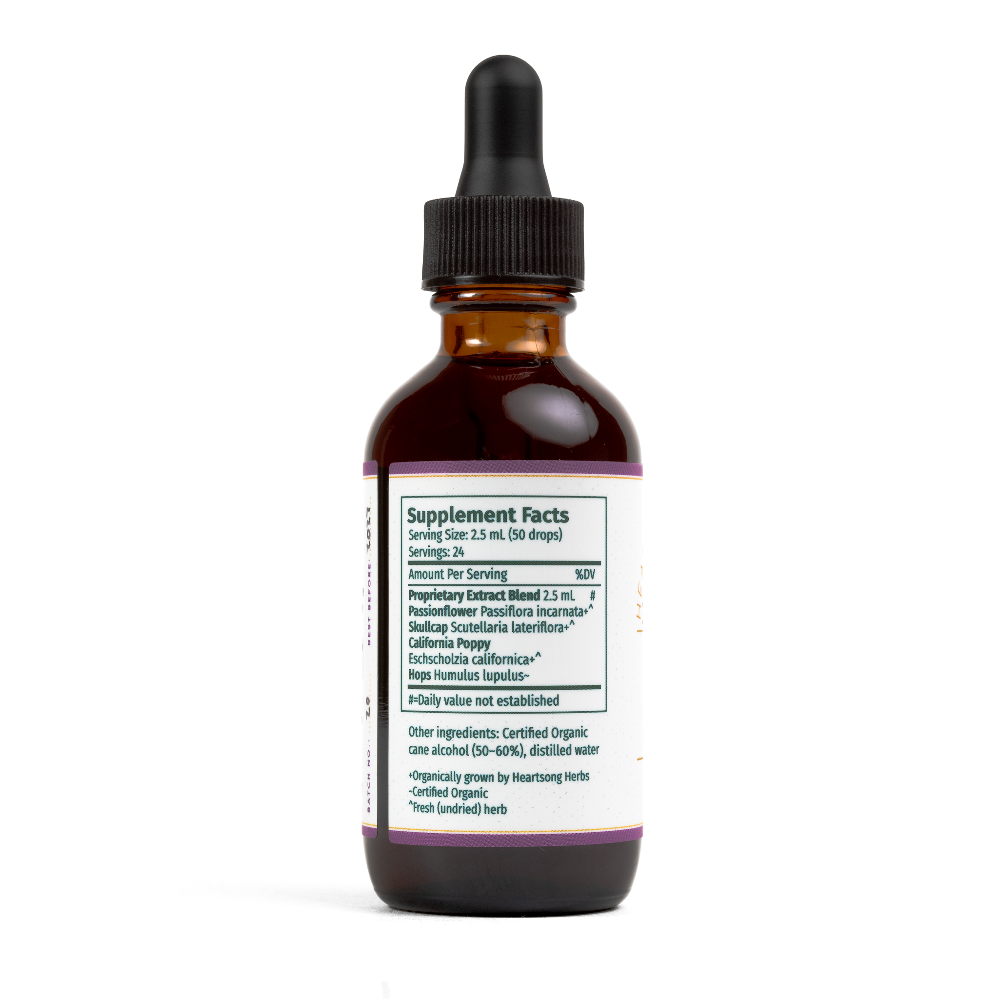 Heartsong Herbs - Wholesale Tincture - Sleep Easy Tincture2