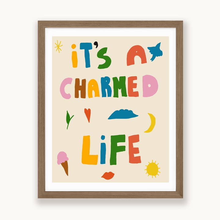 Charmed Life Art Print for wholesale by Ania Greta Studio