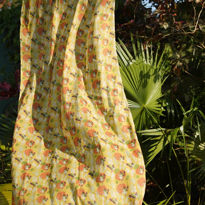 Annahmol - Wholesale Curtain - Vintage Inspired Botanical Sheer Curtains: Assorted Prints33