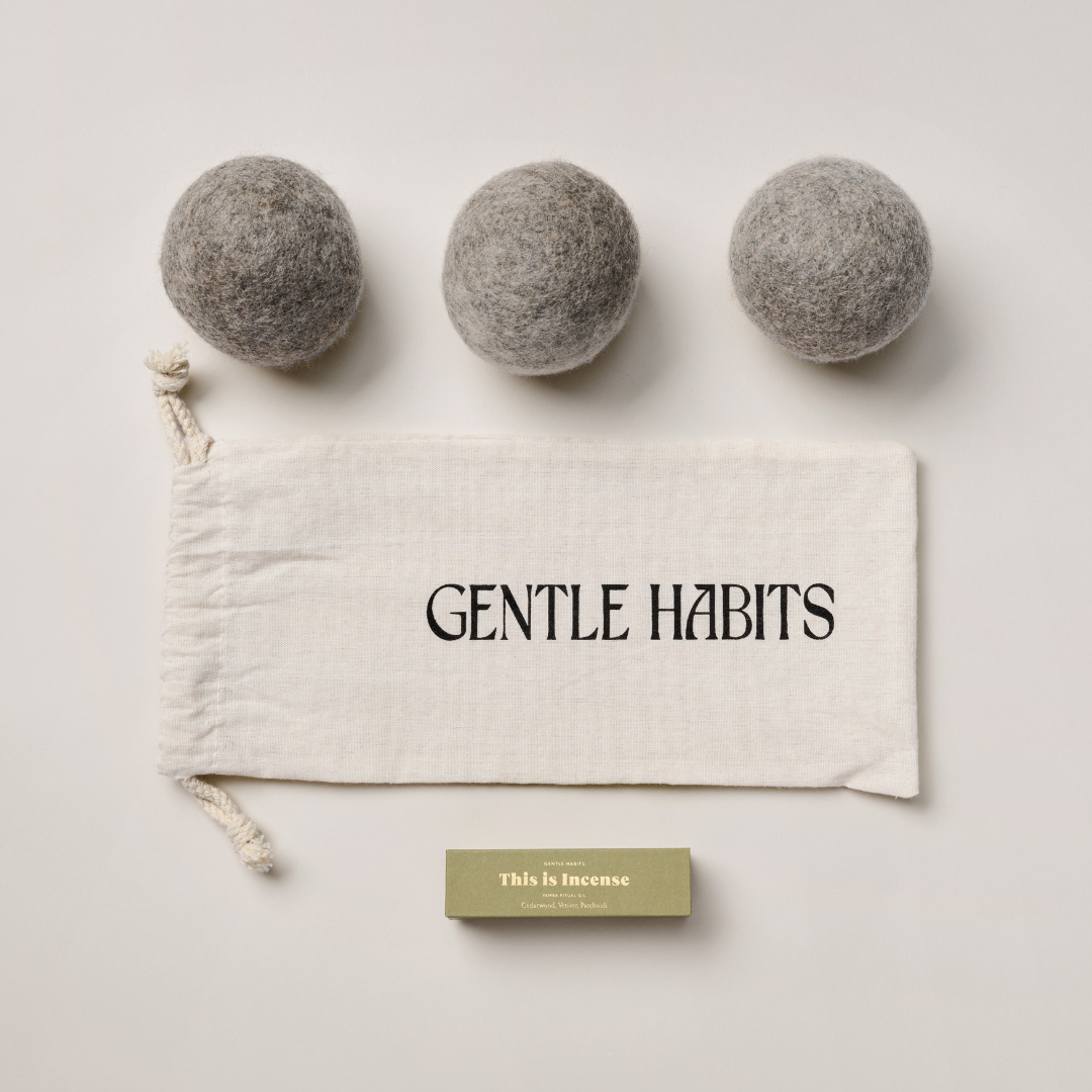 Gentle Habits - Wholesale Dryer balls - Wool Dryer Balls - 3pk1