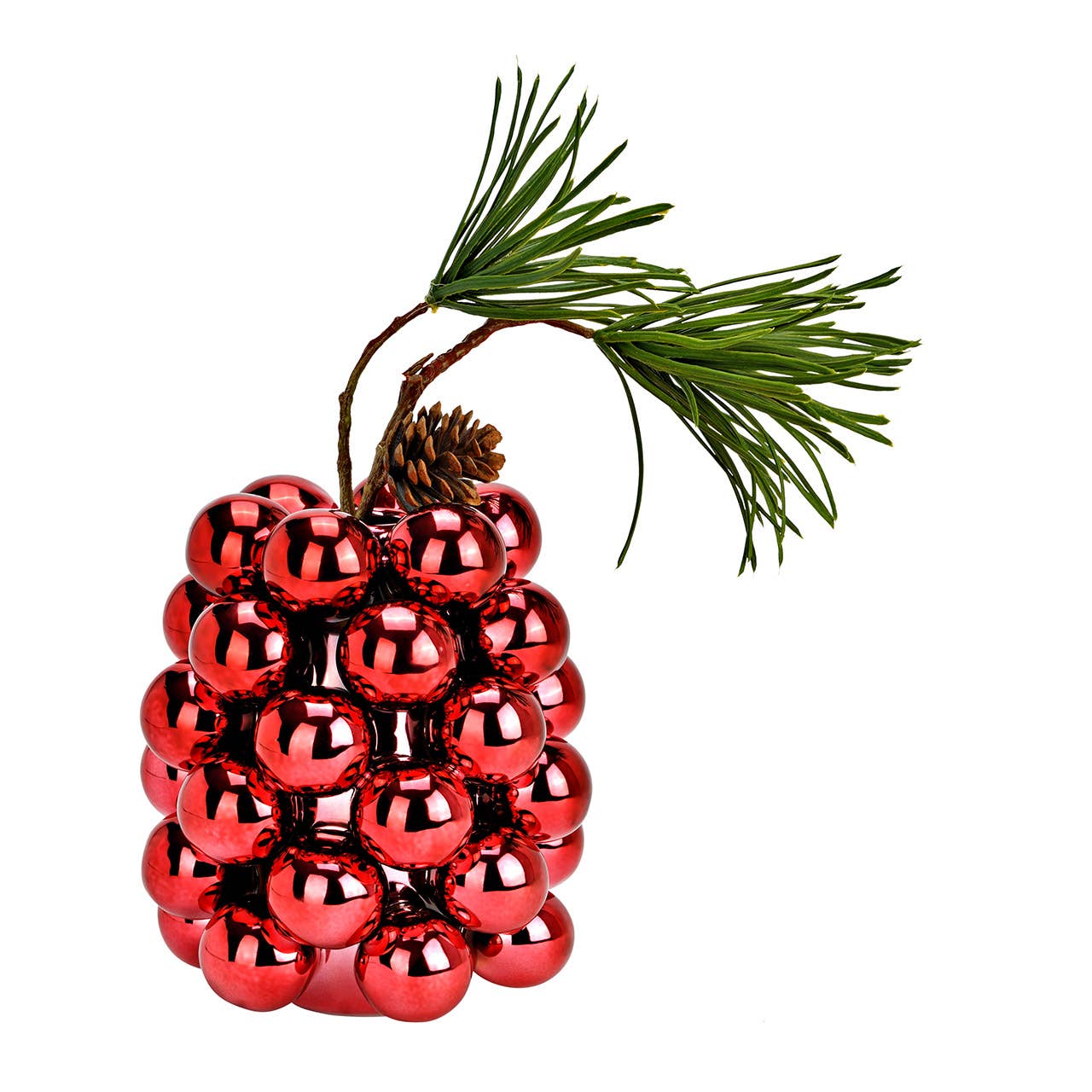 Wurm - Wholesale Vase - Vase Bubble made of porcelain, dark red (W/H/D) 14x17x14cm1