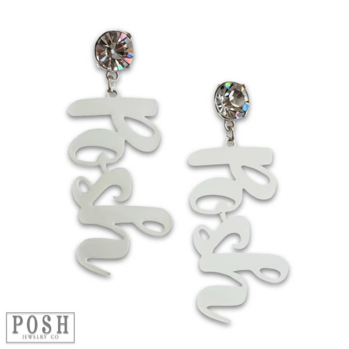 Pink Panache Brands - Wholesale Dangle Earrings - Rhinestone Posh earring, last call1